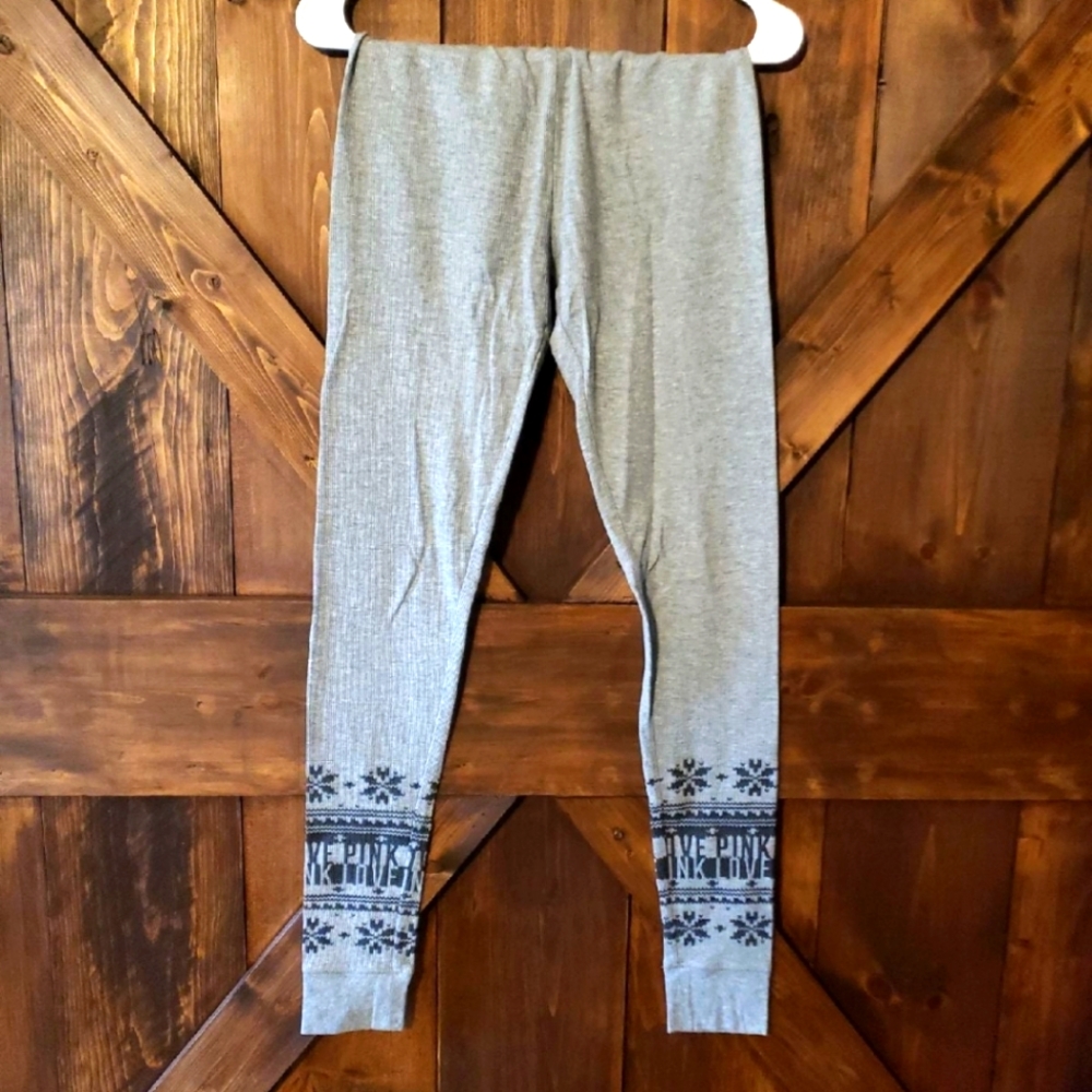 Victoria's secret PINK xs waffle long john pants leggings